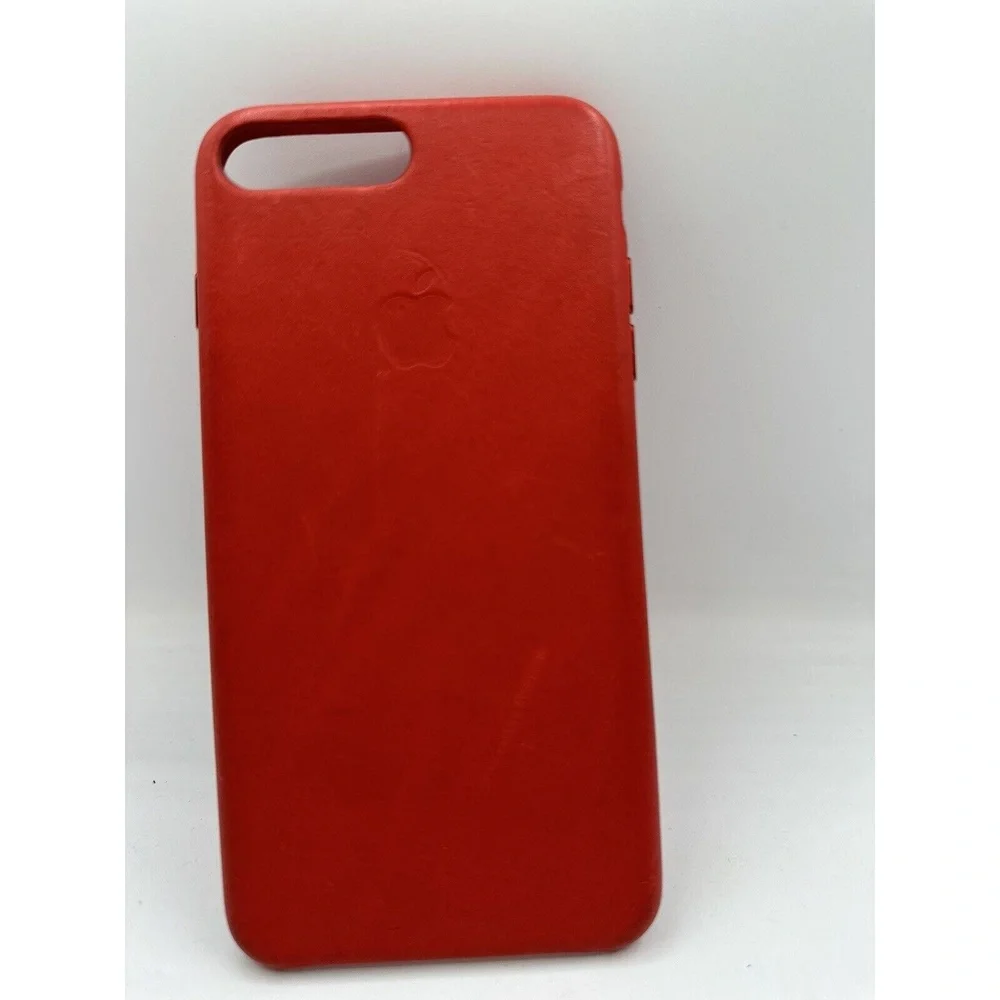 Apple iPhone 7-8 Plus Red Shock Proof Silicon Case Vintage minimalist 33-08